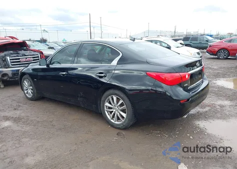 2017 Infiniti Q50 2.0T Base from USA, damaged, VIN JN1CV7AR4HM681985